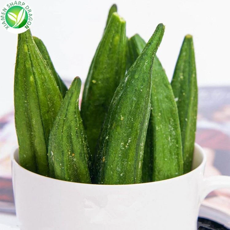 fried okra snacks