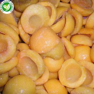 Frosne gule ferskenskiver